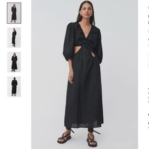 Black Linen Dress